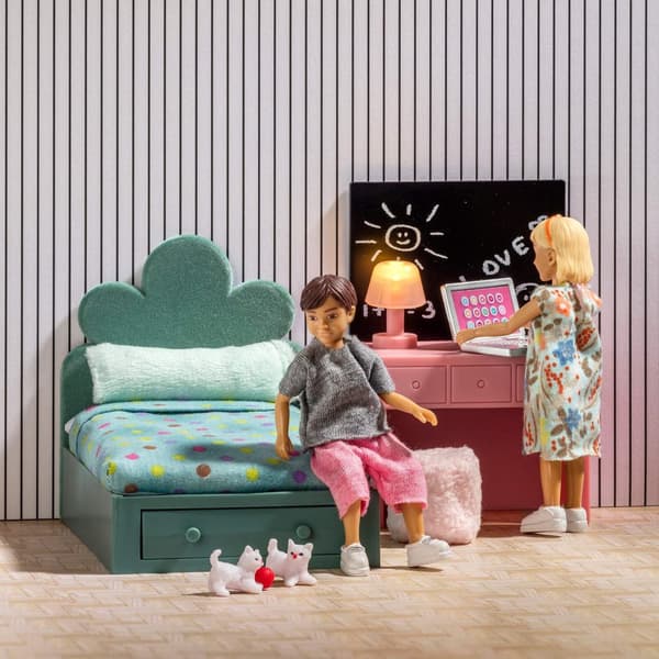 Lundby Tonårsrumset med lampa 2029