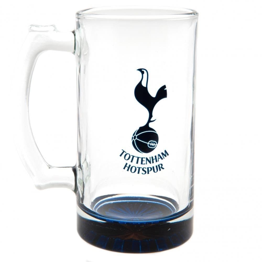 Tottenham Hotspur FC Crest Glass Tankard