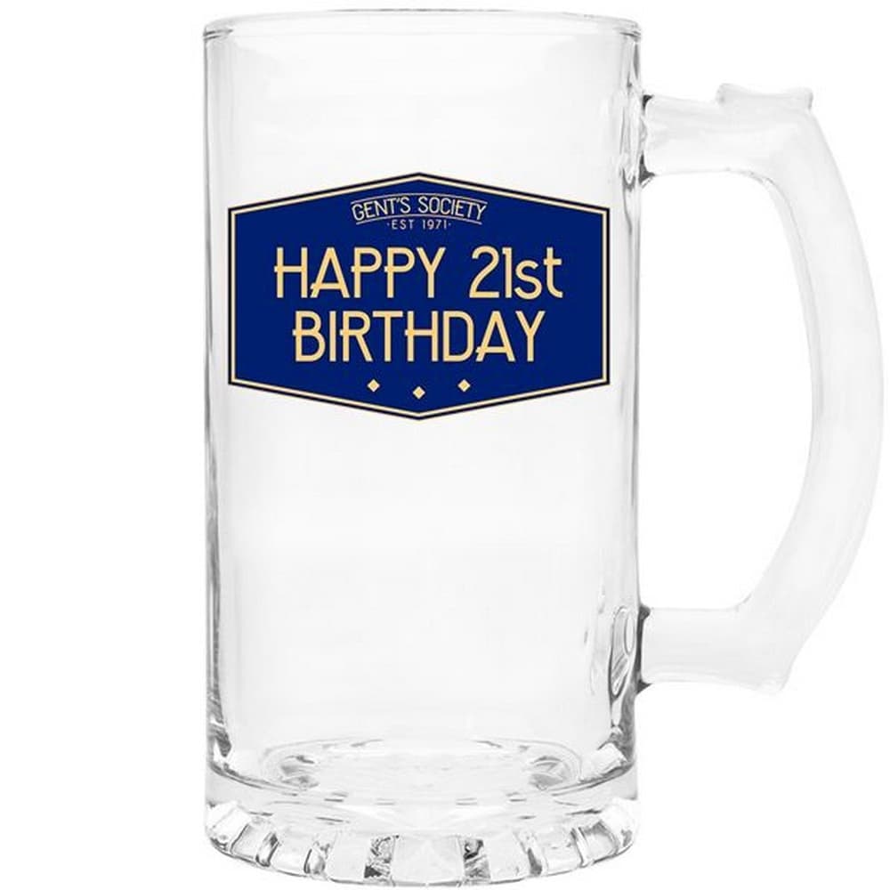 Lesser & Pavey Gents Society Happy 21st Tankard