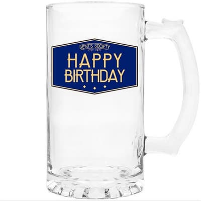 Lesser & Pavey Gents Society Happy Birthday Tankard