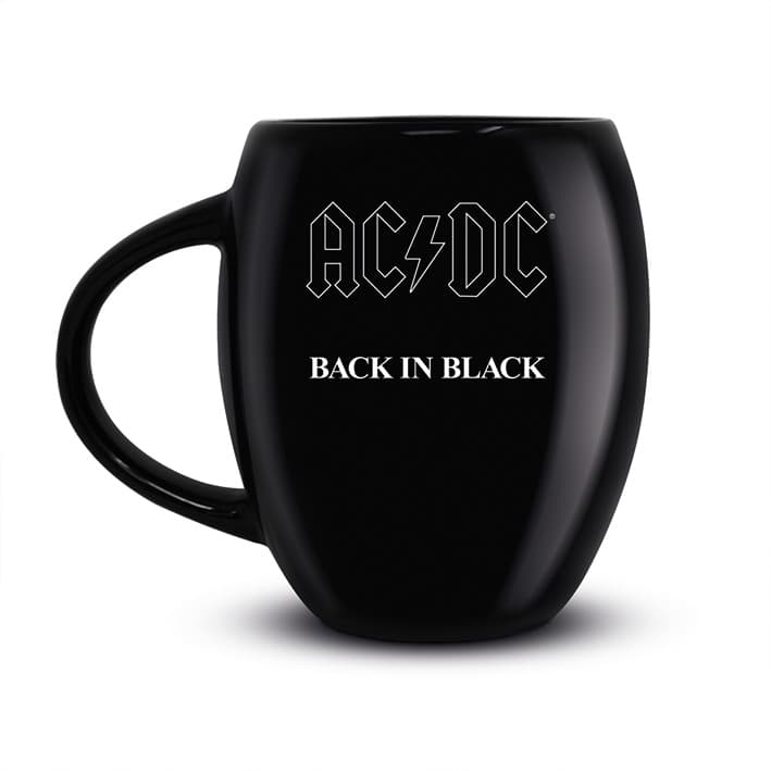 Mug oval: Ac/Dc - Back In Black