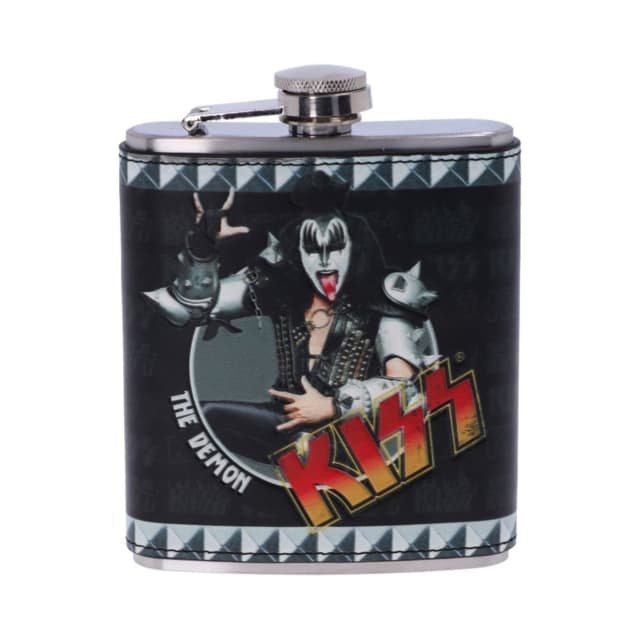 Hip flask: KISS - The Demon