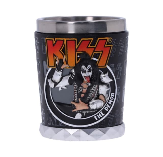 Shot glass: KISS - Flame Range - The Demon