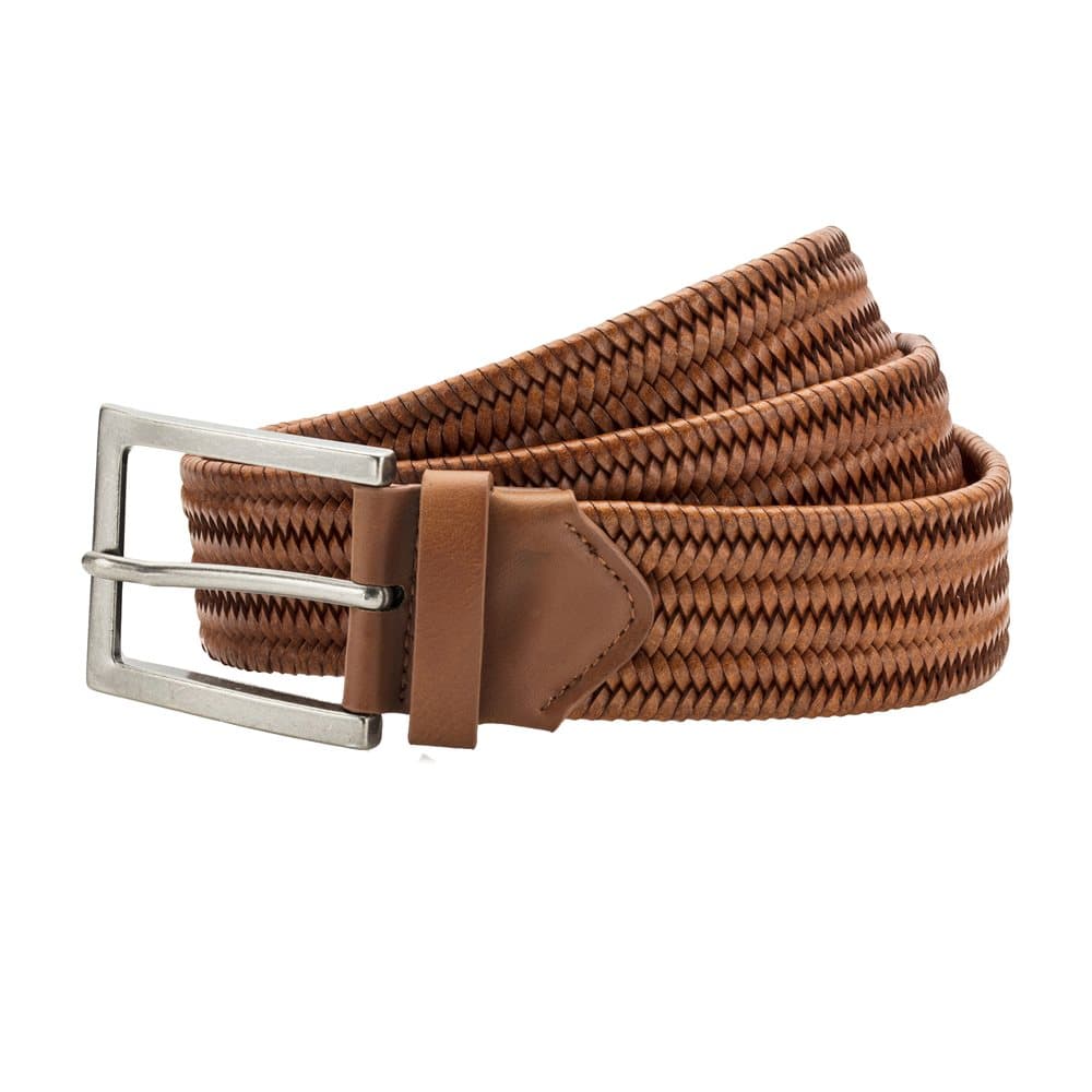 Asquith & Fox Mens Leather Braid Belt