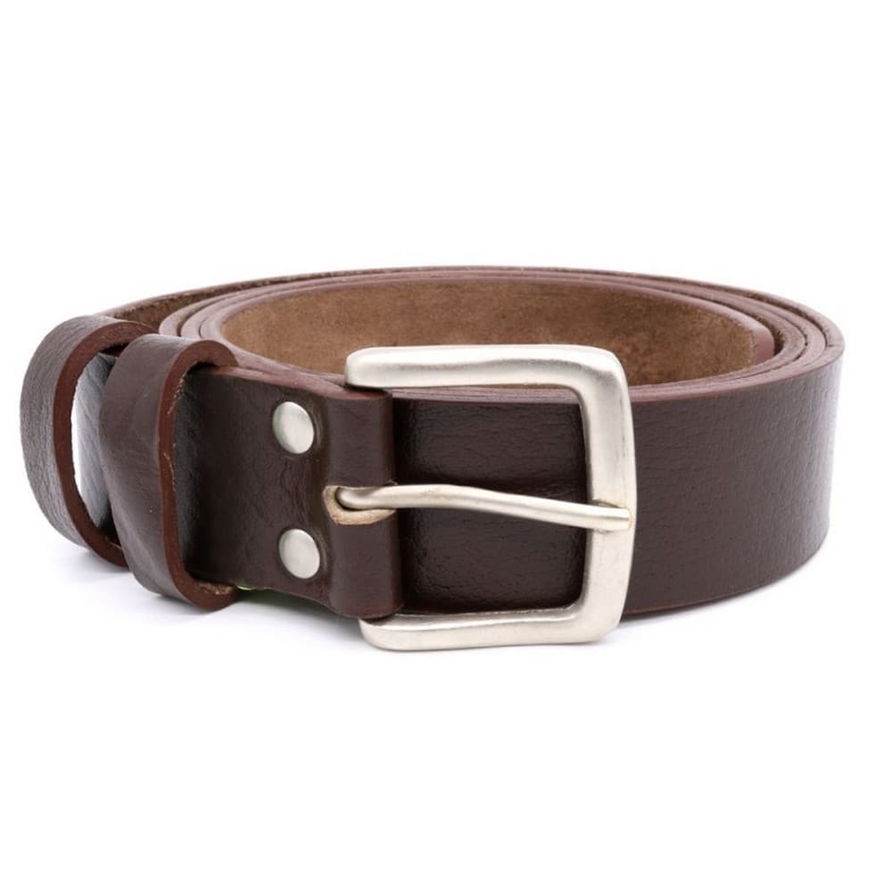 Duke Mens Liam Kingsize Square Buckle Leather Belt