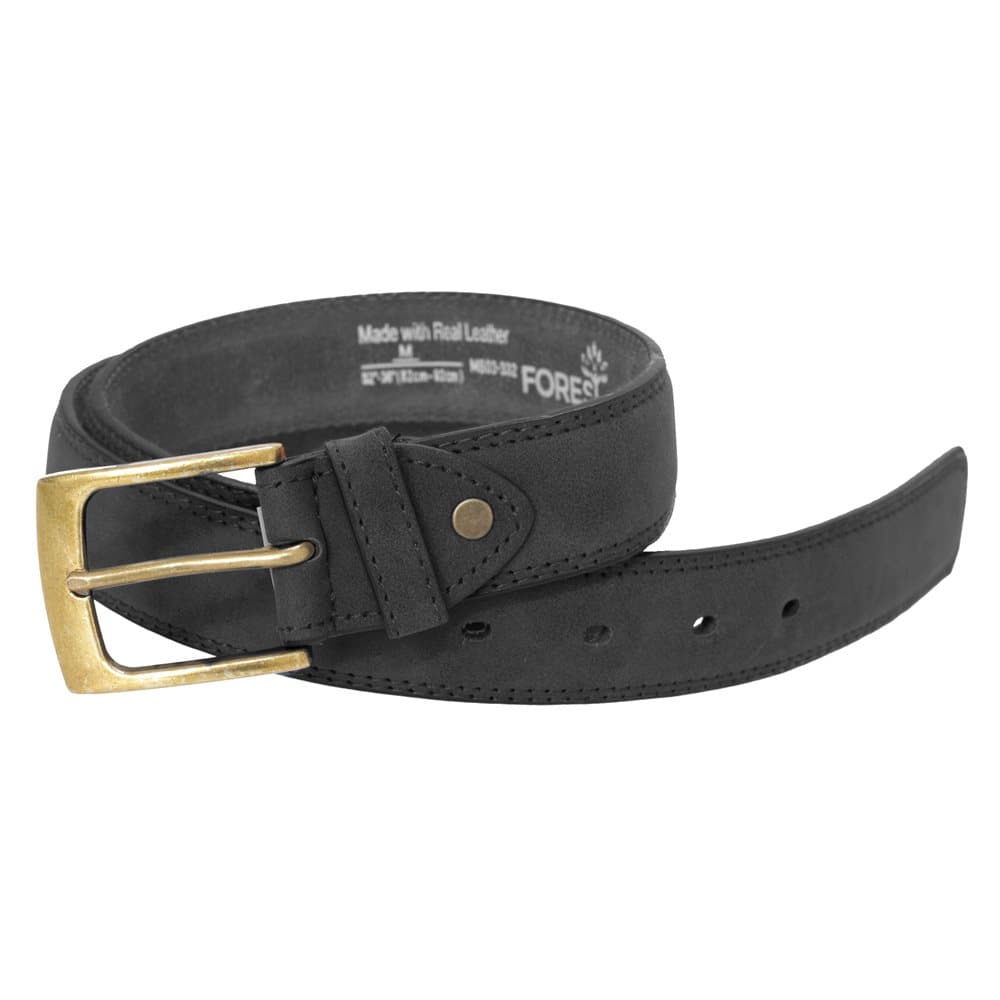 Forest Mens Thick Real Leather Belt