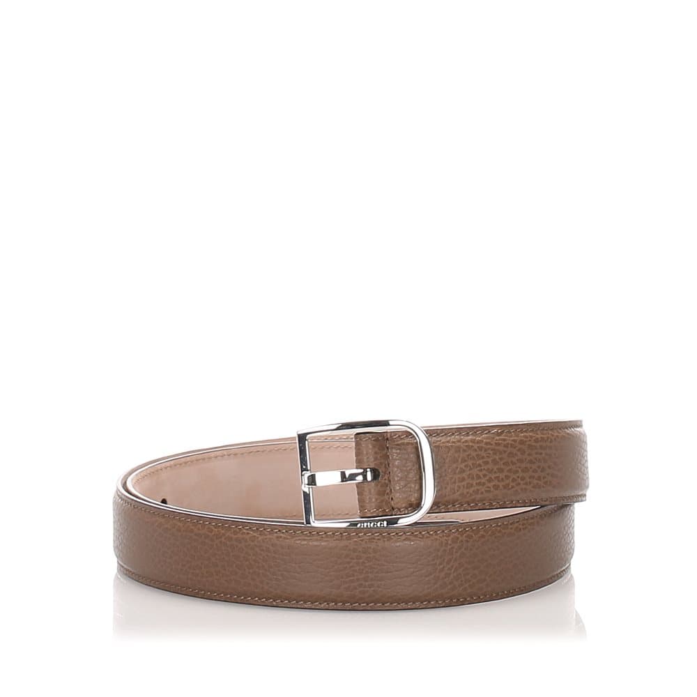 Gucci Leather Belt Brown