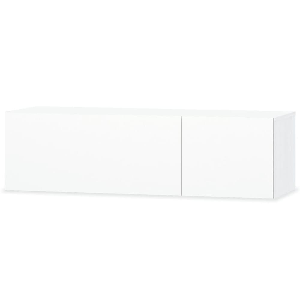 vidaXL TV-skab spånplade 120x40x34 cm højglans hvid
