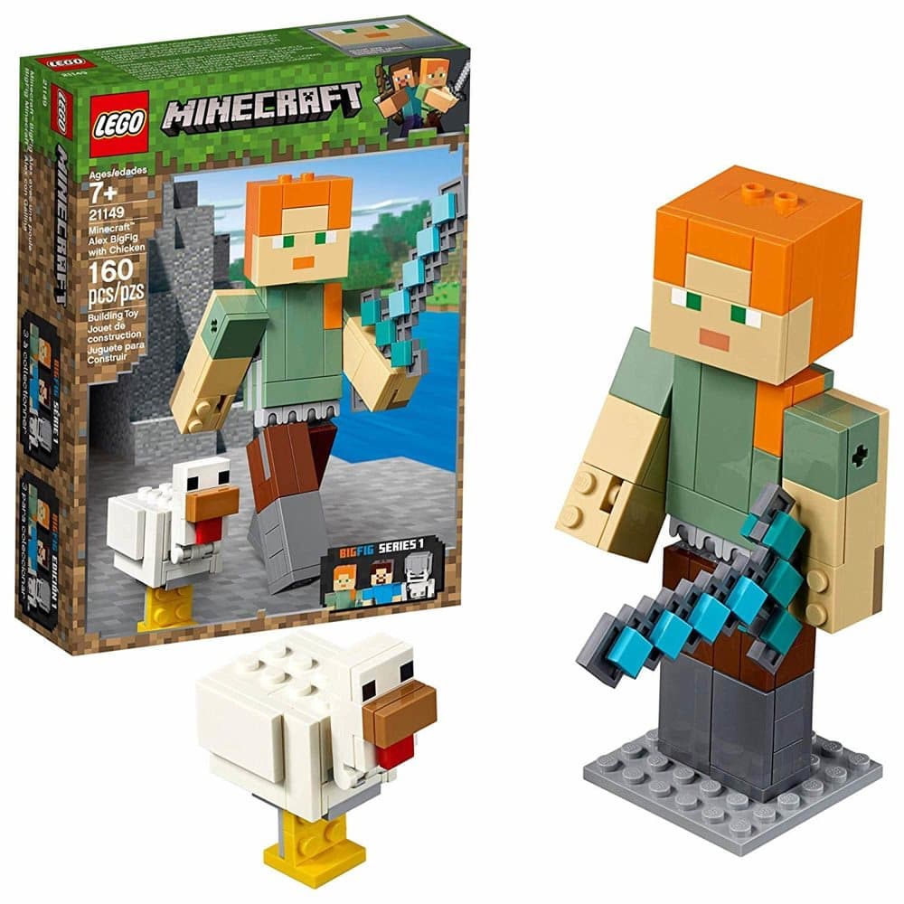 LEGO Minecraft - BigFig Alex med kylling