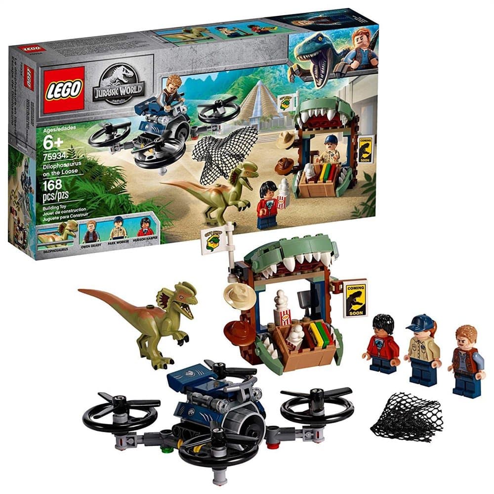 LEGO Jurassic World - Dilophosaurus på frifot