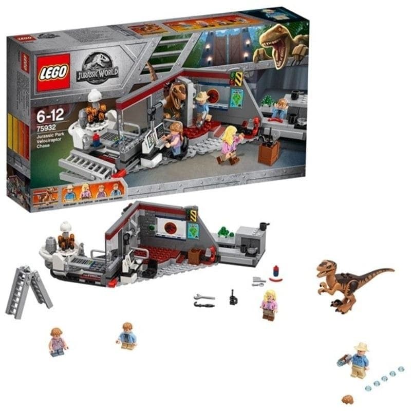 LEGO Jurassic World - Jurassic Park Velociraptorjakt