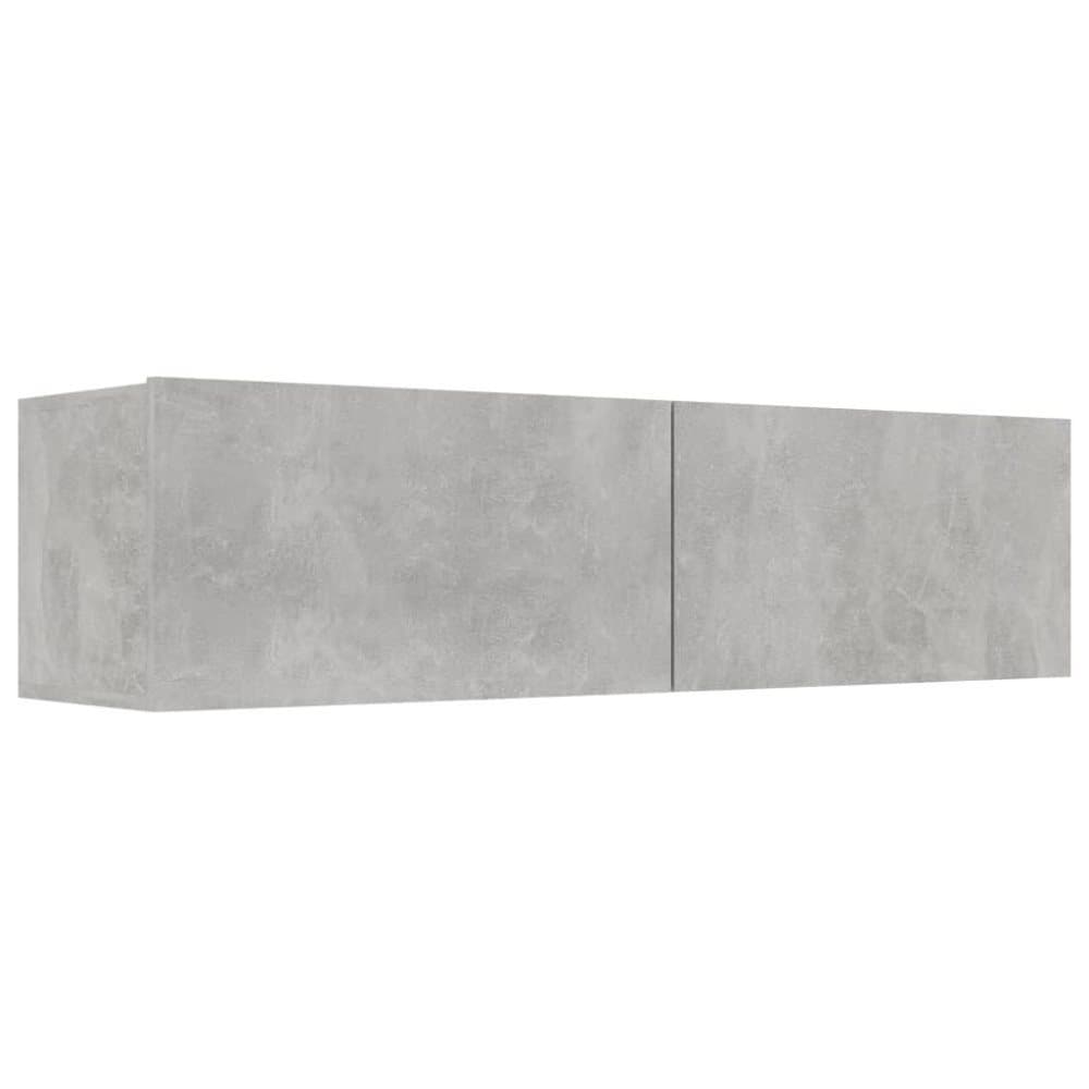 vidaXL tv-skab 120x30x30 cm spånplade betongrå
