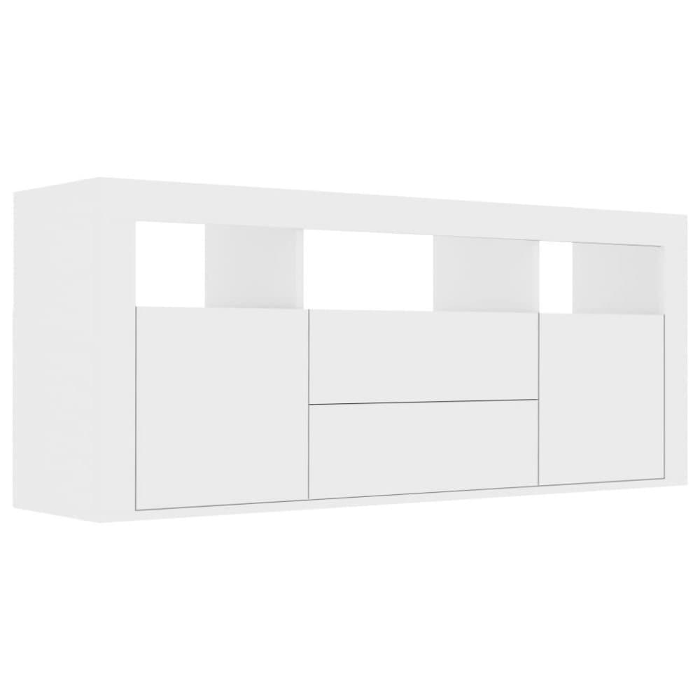 vidaXL TV-benk hvit 120x30x50 cm sponplate