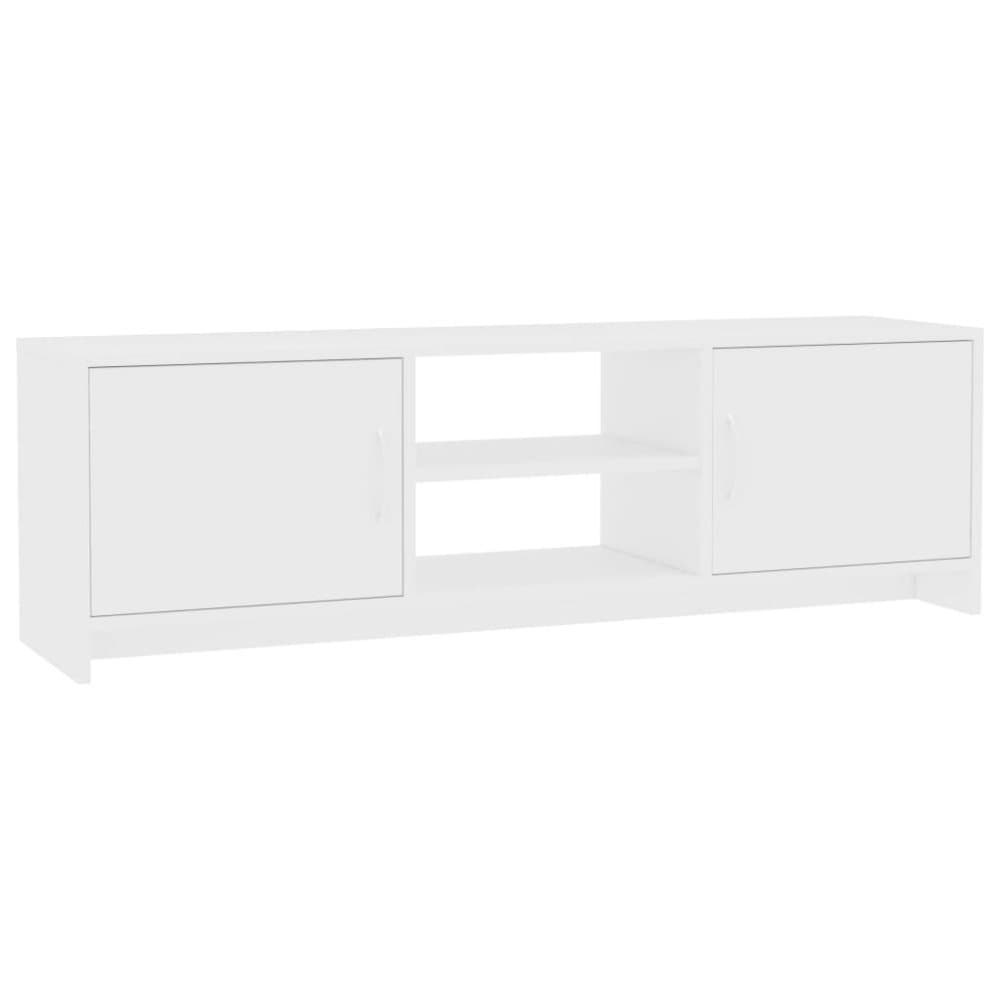 vidaXL TV-taso valkoinen 120x30x37,5 cm lastulevy