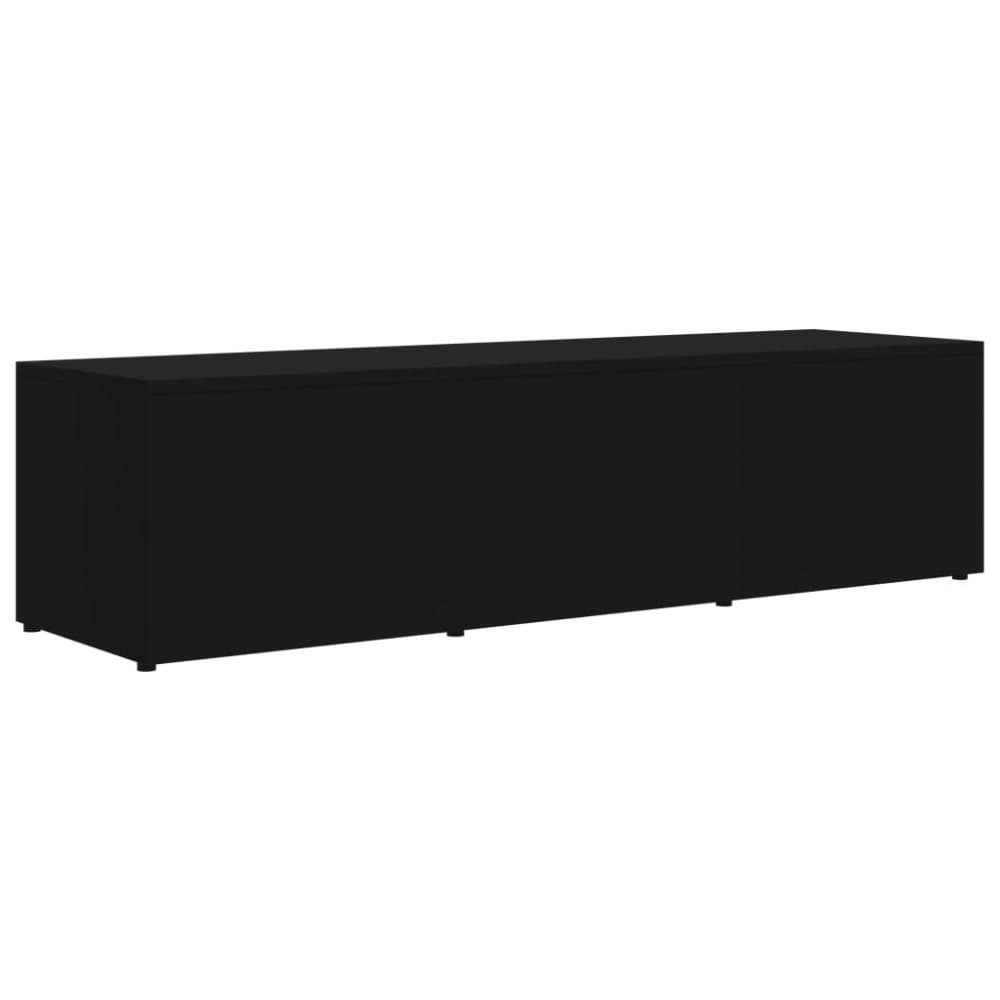 vidaXL TV-benk svart 120x34x30 cm sponplate