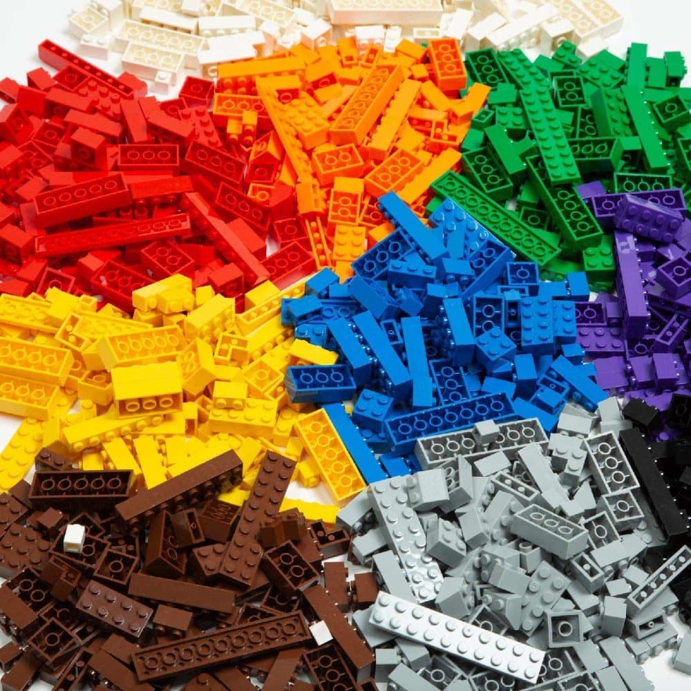 1000 delar Byggklossar Kompatibla med Lego
