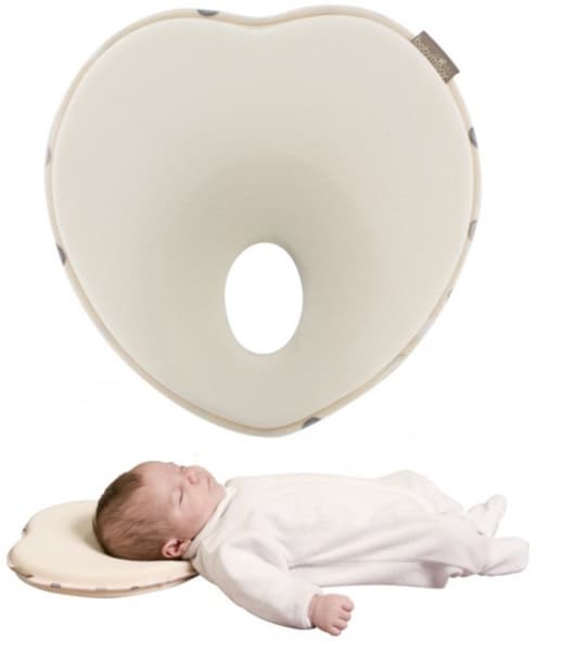 Babymoov - Ergonomisk BARNHÄLSOKUDDE, Undgå platt bakhuvud - Beige