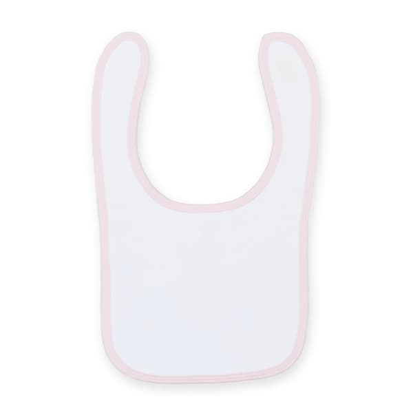 Larkwood Baby Unisex Bib med enfärgad och kontrastfärgad Bib