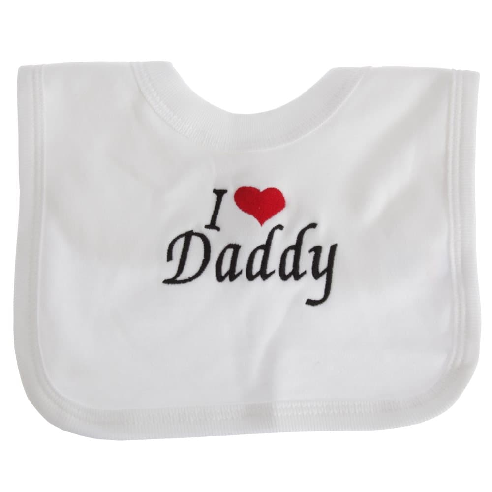 Universal Textiles Baby Boys/Girls I Heart Daddy Bib