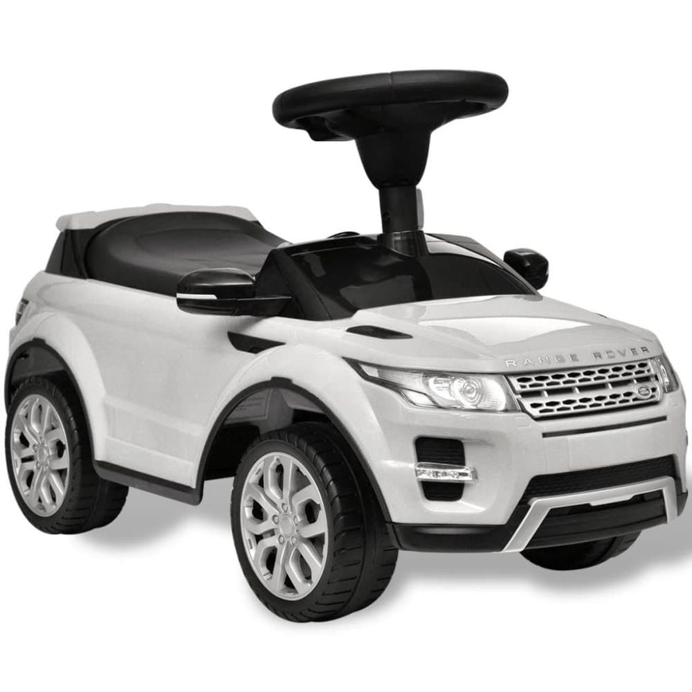 vidaXL Hvit Land Rover 348 lekebil med musikkspiller