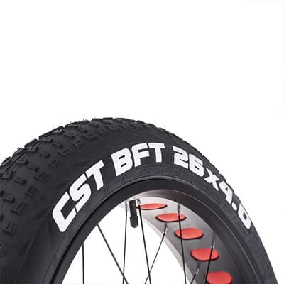 26" CST fatbike eturengas ja vanne 4" leveydellä
