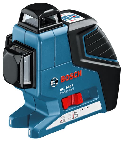 Bosch GLL 3-80 P + BS 150, AA LR6, 1,5 V, 18 h, -10 - 40 ° C, 75 x 159 x 141 mm, 760 g