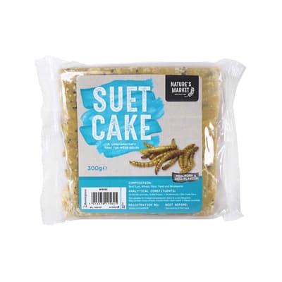 Natures Market Suet Cake Seed And Mealworm