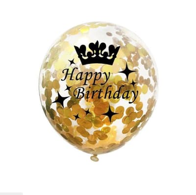 3-Pack konfettiballonger| Happy birthday