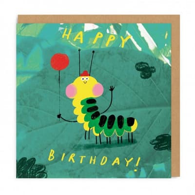 Ohh Deer Caterpillar Birthday Card