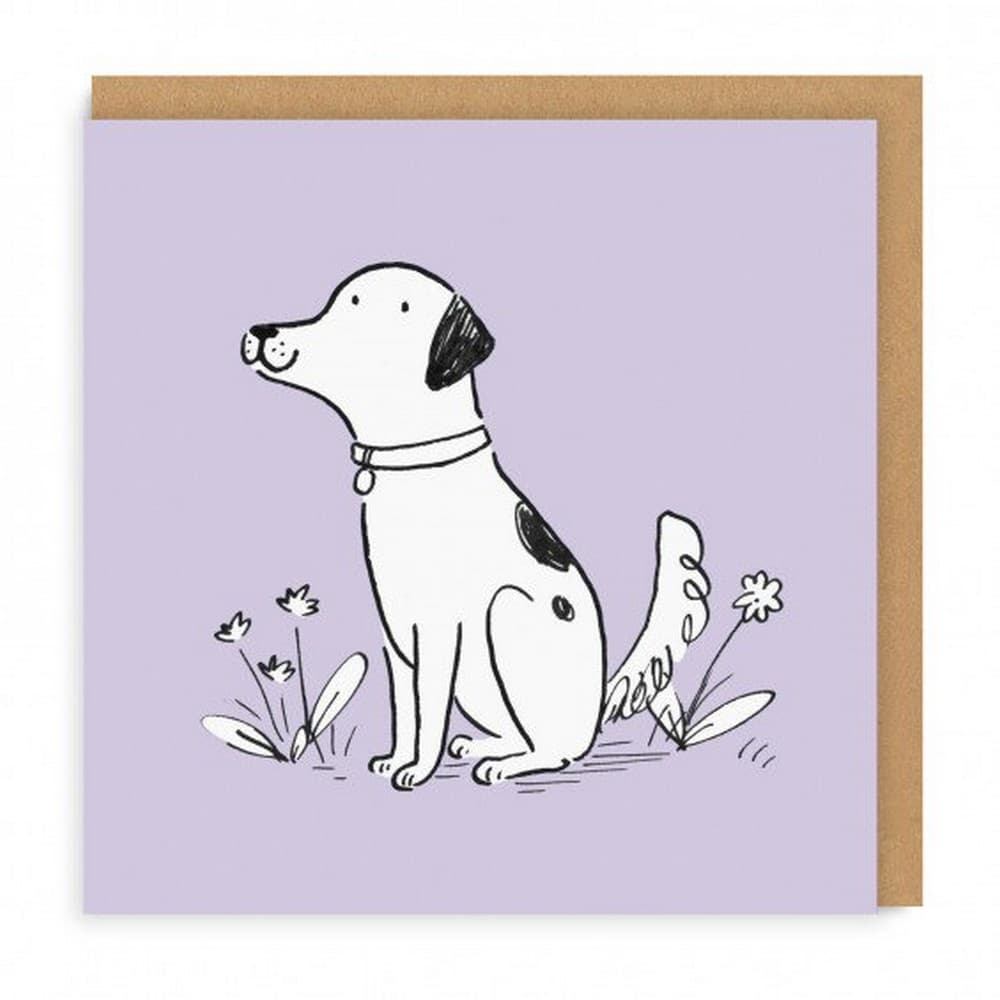 Ohh Deer Field Dog Greeting Card