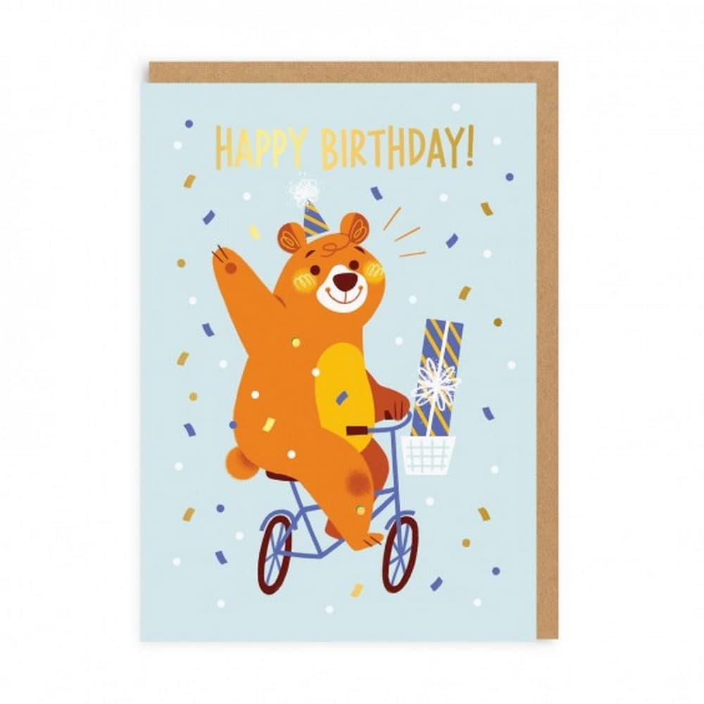 Ohh Deer Bear Birthday Card