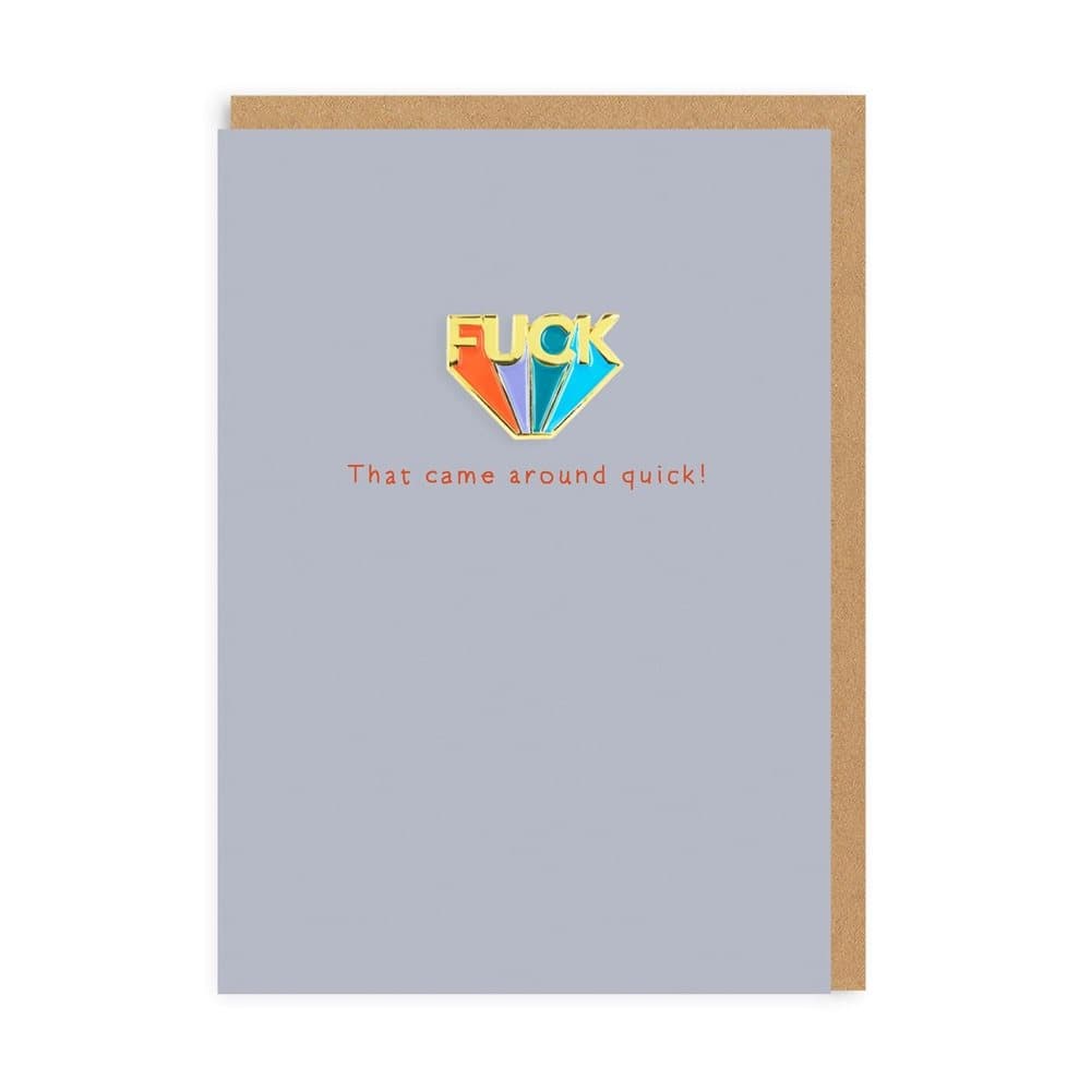 Ohh Deer Fuck Enamel Pin Greeting Card