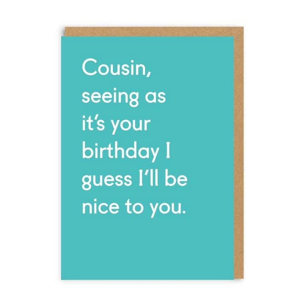 Ohh Deer Cousin Seeing As Its Your Birthday Card