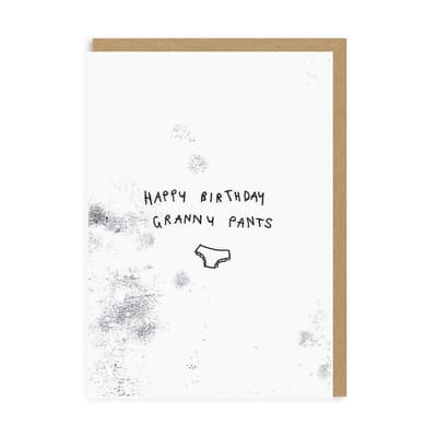 Ohh Deer Granny Pants Birthday Card