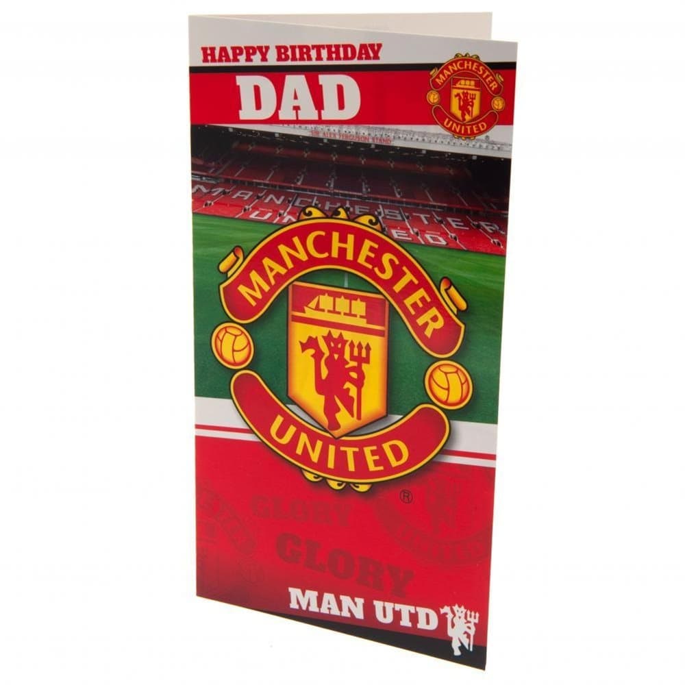 Manchester United FC Dad Birthday Card