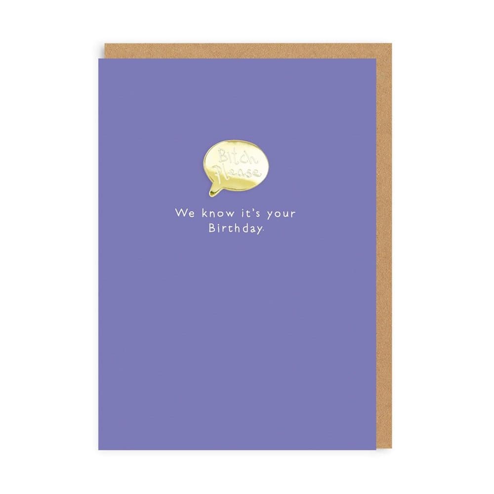 Ohh Deer Bitch Please Enamel Pin Greeting Card