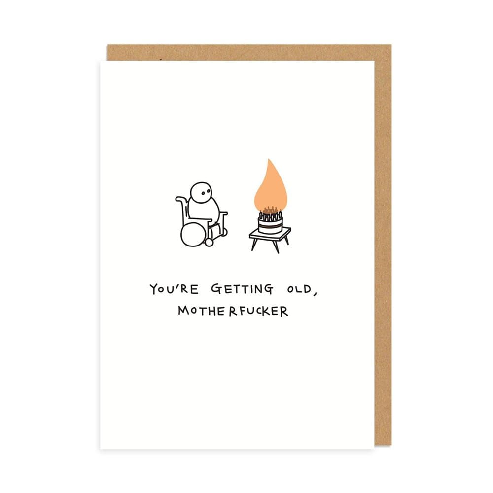 Ohh Deer You`re Getting Old Greeting Card