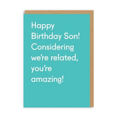Ohh Deer Happy Birthday Son Card