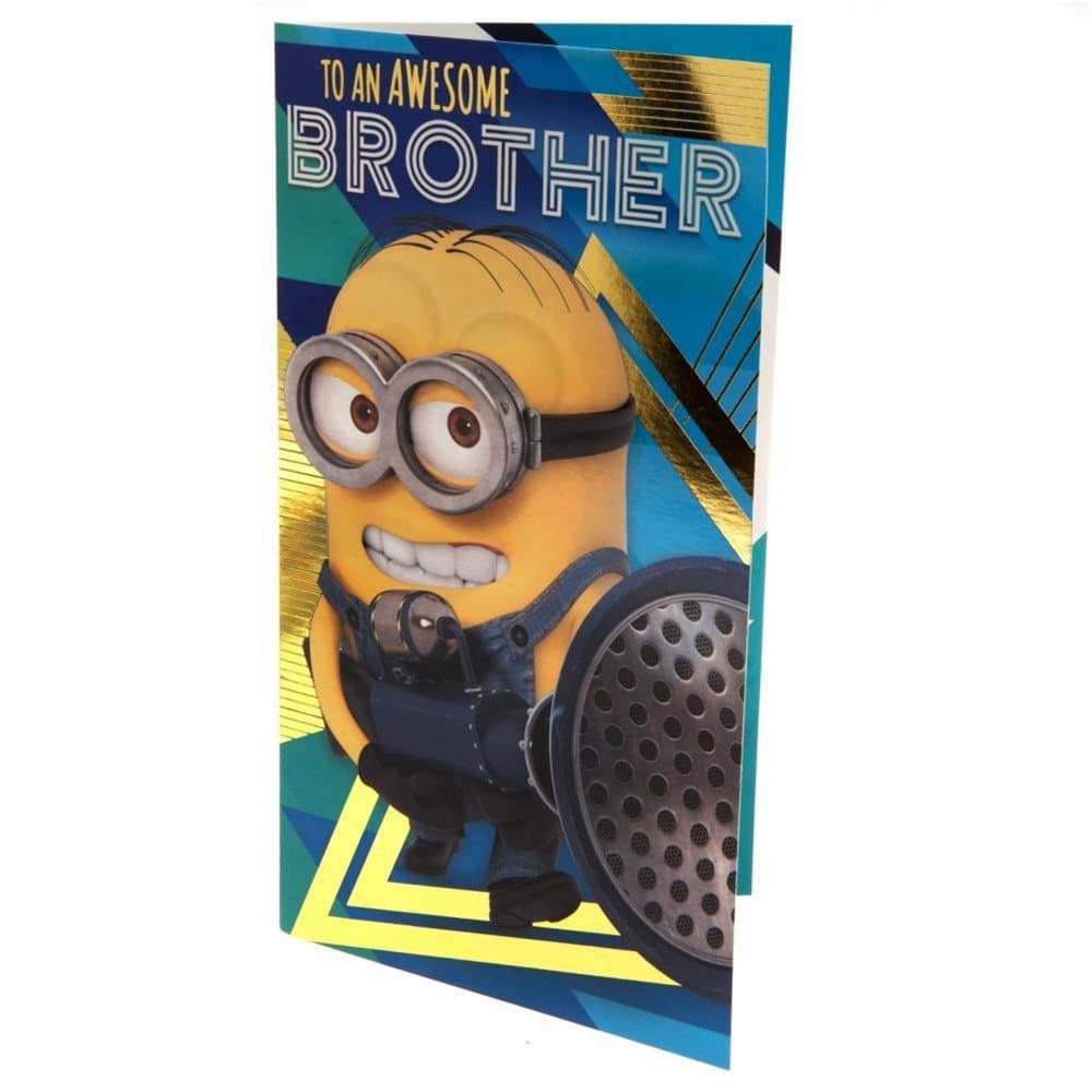 Despicable Me 3 Minion Brother Birthday Card
