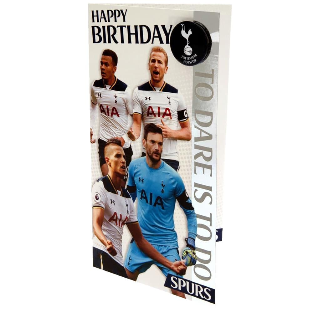 Tottenham Hotspur FC Players Birthday Card