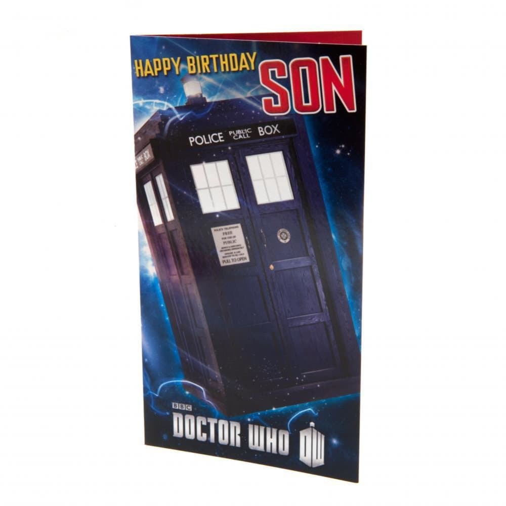 Doctor Who Son Birthday Card