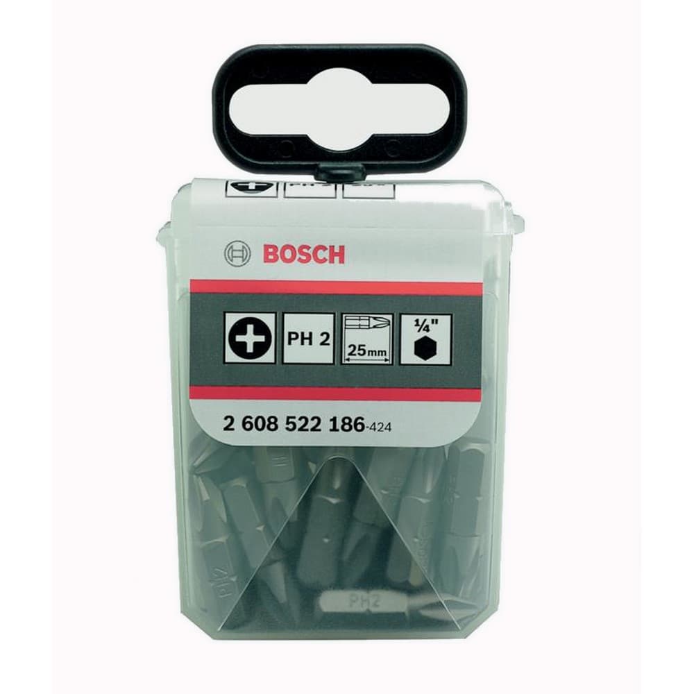 Bosch PH2 Screwdriver Bit Set (Pack of 25)