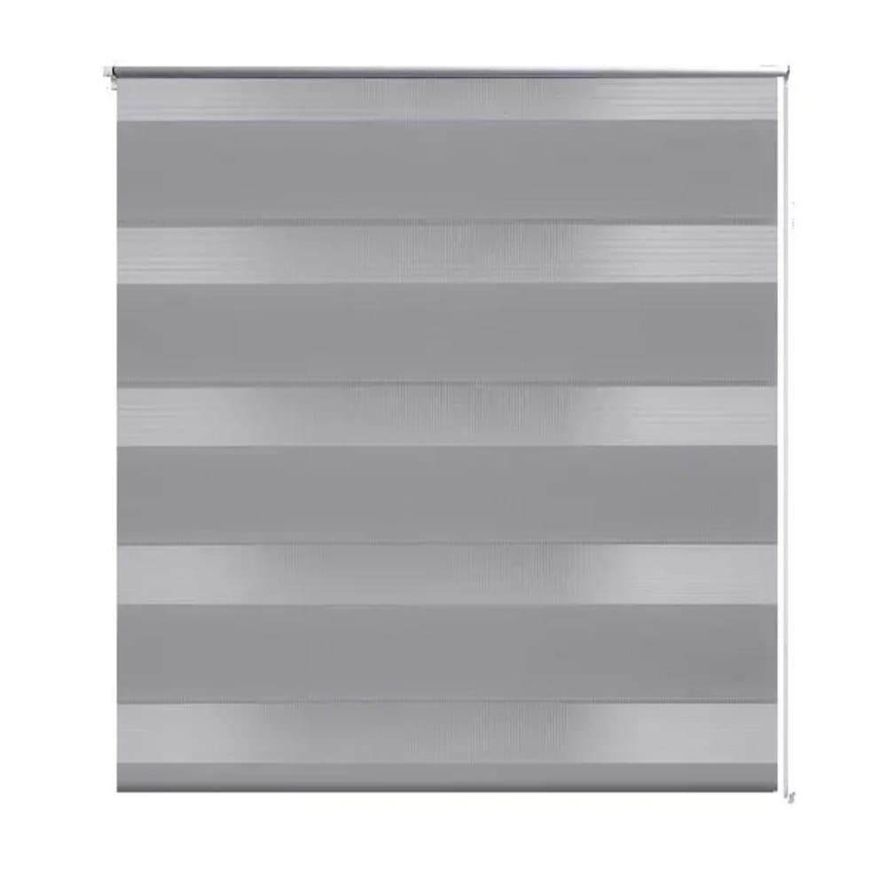 vidaXL Rullegardin i zebradesign 120 x 175 cm grå