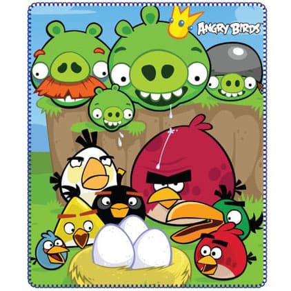Angry Birds Fleeceblanket Huopa Fleece 120 x 140cm