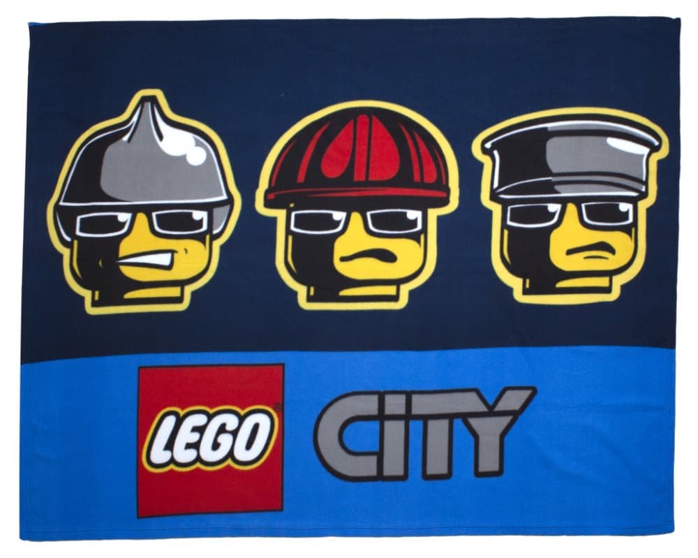 LEGO® City Heroes filt fleece tæppe 120 x 150 cm
