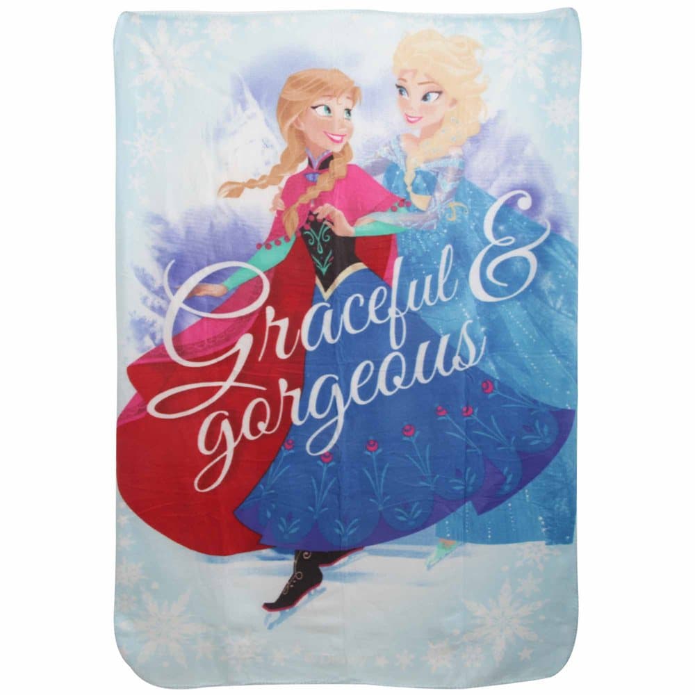 Disney Frozen Childrens Girls Graceful & Gorgeous Fleece Blanket