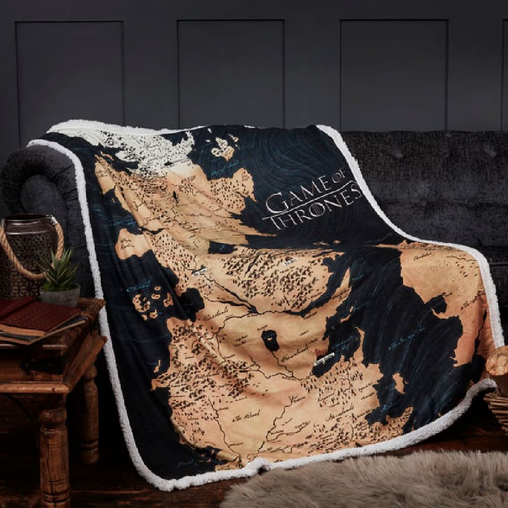 Game Of Thrones Westeros Sherpa Fleece Blanket