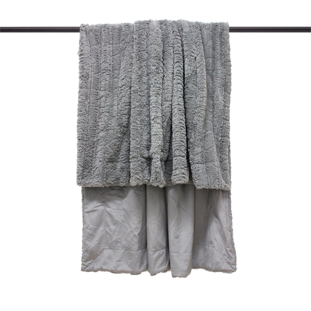 Furn Tundra Throw with Faux Fur Design
