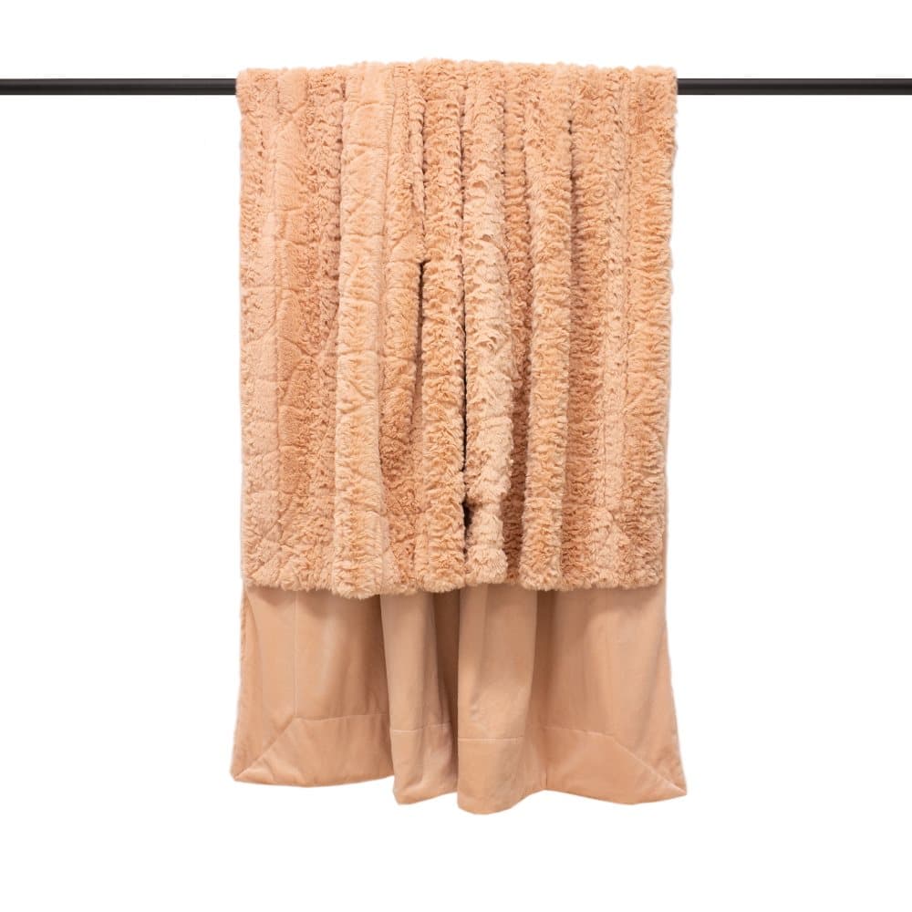 Furn Tundra Throw with Faux Fur Design