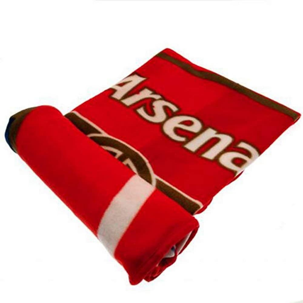 Arsenal FC Childrens/Kids Pulse Fleece Throw Blanket